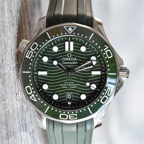 omega seamaster greeb|Omega Seamaster green price.